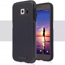 Твърд гръб MOTOMO TPU PC Hybrid Case за Samsung Galaxy S7 Edge G935 - черен