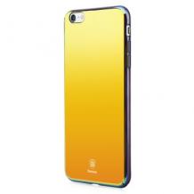 Оригинален гръб Baseus Glass Case за Apple iPhone 6 Plus / iPhone 6S Plus - златист / огледален