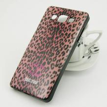 Силиконов калъф / гръб / TPU JustCavalli за Samsung Galaxy A5 A500 - розов леопард