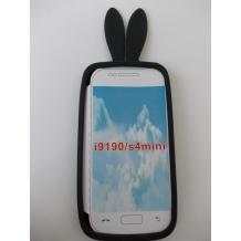 Силиконов калъф /гръб / TPU "RABITO" за Samsung Galaxy S4 mini i9190 / Samsung S4 mini i9195 / i9192 - черен / заешки ушички