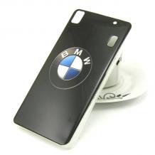 Силиконов калъф / гръб / TPU за Lenovo A7000 / K3 Note - BMW / черен