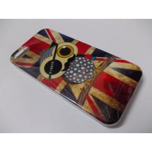 Силиконов калъф / гръб / TPU за Apple iPhone 5 / iPhone 5S - Retro Union Jack Flag / Pirate Owl Pattern