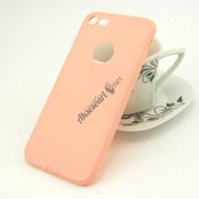 Ултра тънък силиконов калъф / гръб / TPU Ultra Thin за Apple iPhone 6 / iPhone 6S  - светло розов / мат