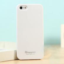 Силиконов гръб / калъф / TPU за Apple iPhone 4 / 4S - happymori / бял