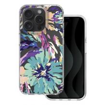 Луксозен силиконов твърд гръб / калъф / кейс IMD print splash за Apple iPhone 15 Pro (6.1) - Многоцветен