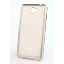 Луксозен силиконов калъф / гръб / TPU Mercury GOOSPERY Jelly Case за Huawei Y5 II / Y5 2 / Y6 II Compact - златист