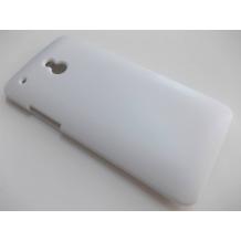 Ултра тънък кожен калъф Flip тефтер за HTC One Mini M4 - бял