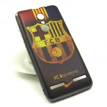 Силиконов калъф / гръб / TPU за Lenovo K6 - цветен / FC Barcelona