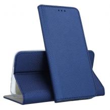 Кожен калъф Magnet Book със стойка за Samsung Galaxy A54 5G - син