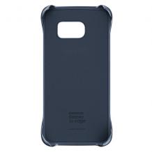 Оригинален кожен гръб Protective Cover / EF-YG920BBE за Samsung Galaxy S6 G920 - син
