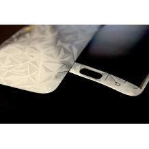 Удароустойчив извит скрийн протектор 360° / 3D Full Cover / за Samsung Galaxy S7 Edge - лице и гръб / сребрист / призма
