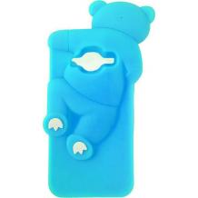 Силиконов калъф / гръб / TPU 3D за Samsung Galaxy J5 J500 - Mr. Bear / син