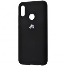 Оригинален гръб Silicone Cover за Huawei P Smart 2019 - черен