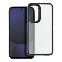 Луксозен гръб / кейс / Simple Case за Xiaomi Redmi Note 14 5G - черен / прозрачен мат