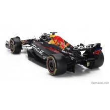 Метална кола Red Bull Racing RB19 Team Oracle Red Bull Racing Max Verstappen Formula 1 World Champion 2023 with standing pilot figure - Bburago 1:24 