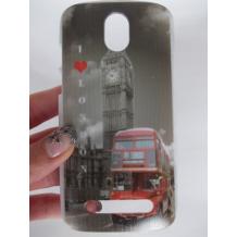 Заден предпазен твърд гръб / капак / за HTC Desire 500 - I love London
