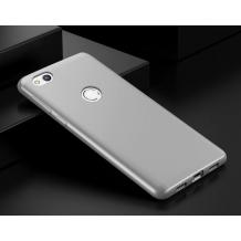 Силиконов калъф / гръб / TPU за Huawei Honor 8 Lite - сив / мат