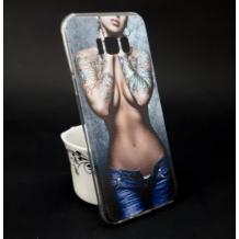 Силиконов калъф / гръб / TPU за Samsung Galaxy S8 Plus G955 - Tattoo Girl / момиче с дънки