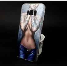 Силиконов калъф / гръб / TPU за Samsung Galaxy S8 Plus G955 - Tattoo Girl / момиче с дънки