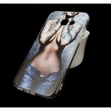 Силиконов калъф / гръб / TPU за Samsung Galaxy S7 G930 - Tattoo Girl / момиче с дънки
