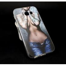 Силиконов калъф / гръб / TPU за Samsung Galaxy S7 G930 - Tattoo Girl / момиче с дънки