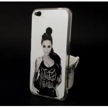 Силиконов калъф / гръб / TPU за Huawei Honor 8 Lite - Cool Girl / черно-бял