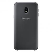 Оригинален гръб Dual Layer Cover EF-PJ330CBEGWW за Samsung Galaxy J3 2017 J330 - черен