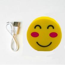 Универсална външна батерия / Universal Power Bank 2.1A Doble USB 8800mAh - Smiley face