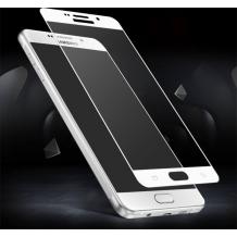 3D full cover Tempered glass screen protector Samsung Galaxy A5 2017 A520 / Извит стъклен скрийн протектор Samsung Galaxy A5 2017 A520 - бял