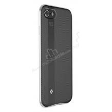 Луксозен гръб TOTU Design BLADE Series за Apple iPhone 7 / iPhone 8 - черен / сребрист кант