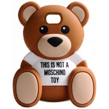 Силиконов калъф / гръб / TPU 3D за Samsung Galaxy A5 2016 A510 - Teddy Bear / This Is Not A Love Me Toy / бял