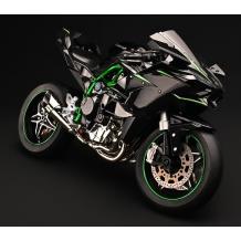 Мотор Kawasaki Ninja H2R 1:6 с пушек
