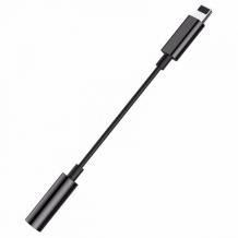 Baseus Преходник за слушалки Apple iPhone 7 / Apple iPhone 7 plus към 3.5mm - черен