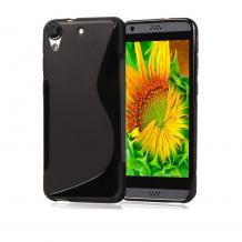 Силиконов калъф / гръб / TPU S-Line за HTC Desire 828 - черен