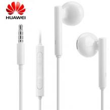 Оригинални стерео слушалки / handsfree / за Huawei P30 - бели