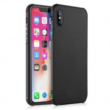 Силиконов гръб TPU Hybrid с твърда част за Apple iPhone X - черен