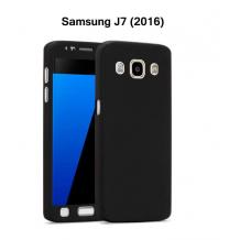 Твърд гръб Magic Skin 360° FULL за Samsung Galaxy J7 2016 J710 - черен
