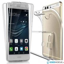 Силиконов калъф / гръб / TPU 360° за Huawei P10 - прозрачен / 2 части / лице и гръб