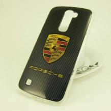 Силиконов калъф / гръб / TPU за LG K10 -Porsche