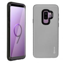 Луксозен силиконов калъф / гръб / TPU Roar Mil Grade Hybrid Case за Samsung Galaxy S9 Plus G965 - сив