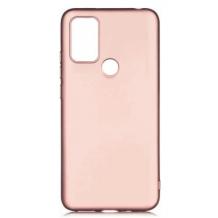 Силиконов калъф / гръб / TPU за Alcatel 1S 2021 - Rose Gold / мат