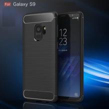 Силиконов калъф / гръб / TPU за Samsung Galaxy S9 G960 - черен / carbon