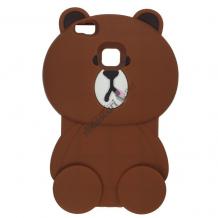 Силиконов калъф / гръб / TPU 3D за Huawei P9 - Teddy Bear