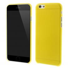  Ултра тънък предпазен твърд гръб TPU Ultra Thin за Apple iPhone 6 / iPhone 6S - жълт