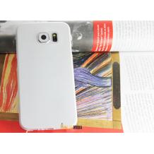 Ултра тънък силиконов калъф / гръб / TPU Ultra Thin i-Zore за Samsung Galaxy S6 G920 - бял / прозрачен