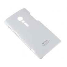 Заден предпазен твърд гръб / капак / SGP за Sony Xperia Ion Lt28i - бял