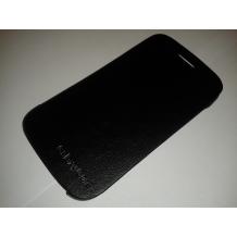 Кожен калъф Flip Cover тип тефтер за Samsung Galaxy Core i8260 i8262 - черен