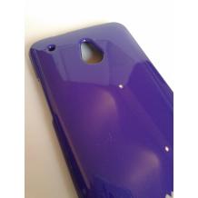Луксозен силиконов гръб / калъф / TPU Mercury за HTC One Mini M4 - JELLY CASE Goospery / лилав с брокат