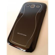 Заден предпазен твърд гръб / капак / за Samsung Galaxy Grand i9082 / Grand i9080 / Samsung Galaxy grand Neo i9060 - черен с черен кант