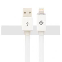 USB кабел за зареждане и пренос на данни TOTU Design Both Wings за Apple iPhone 5 / iPhone 5S / iPhone 6 / iPhone 6S / iPhone 6S Plus / iPhone 6 plus / iPod Touch 5 / iPhone 5C / iPod Nano 7 - 120 см - бял